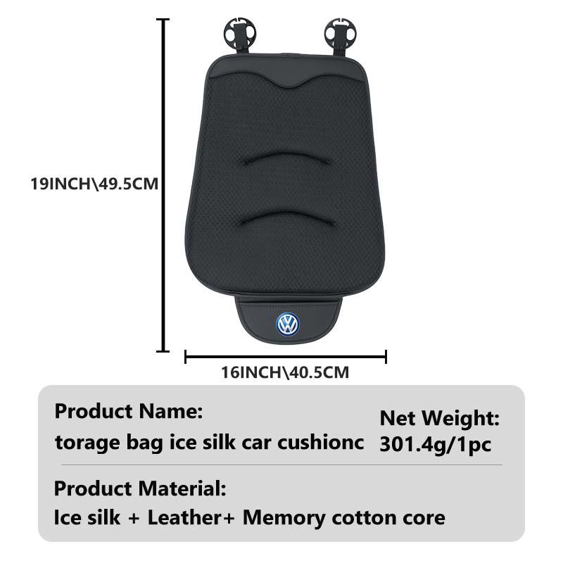 For Volkswagen VW Leather Car Seat Cover Storage Pad Seat Protector Cushion Polo Jetta Sagitar Magotan Passat B5 B6 B7 CC TiguanSZ1
