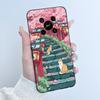 Cute Cartoon Case For ZTE Blade V70 MAX / ZTE Nubia V70 Max Printing Shell Protective Cover Soft Silicone Black Casing