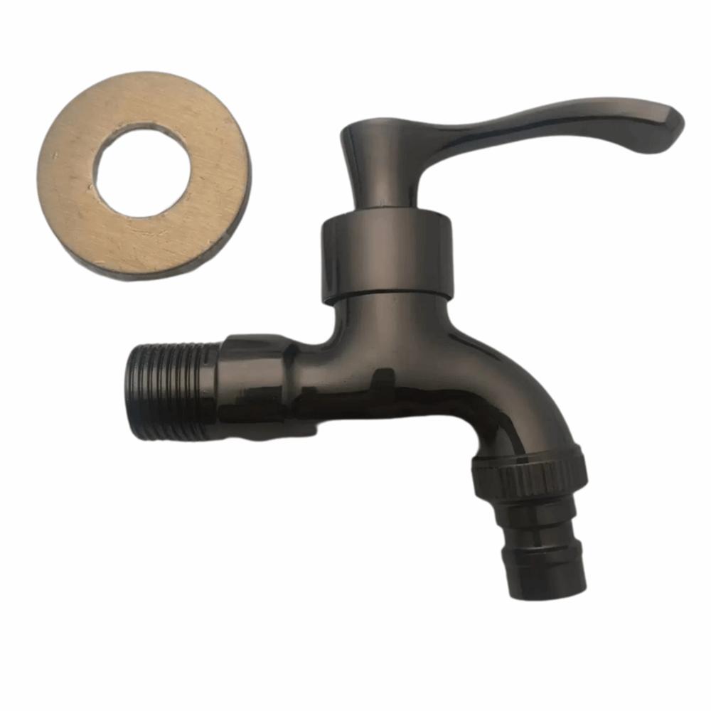 Bronze Finish Dragon Faucet Bronze Ceramic Valve Core Wall Mounted Bibcock Antique Tap Balcony Use style 4