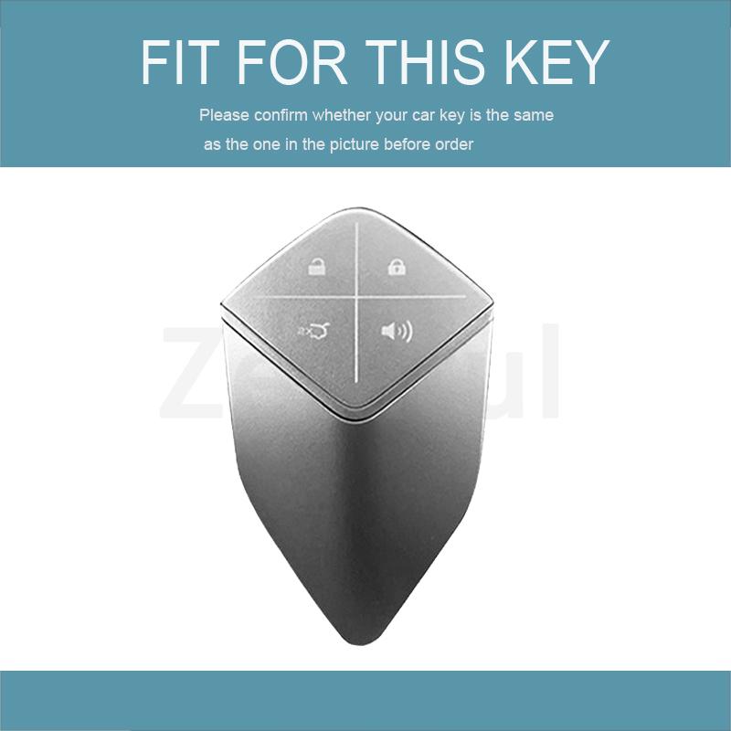 Smart Remote Keyless Protection Shell Fob For Changan Deepal S7 S07 Sl03 S05 G318 Car Key Case Bag Keychain Protective Cover