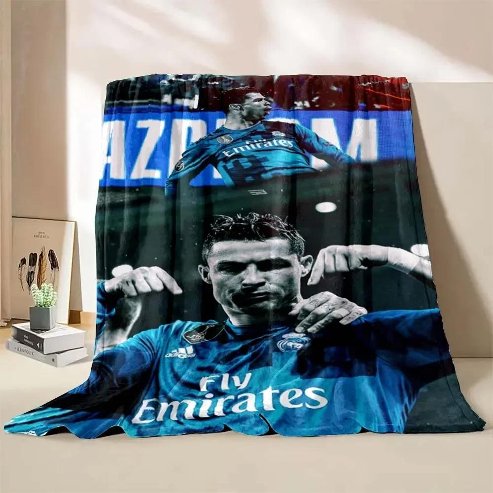 Coperta in Flanella CR7 Ronaldo Moda Portatile Casa Viaggio Campeggio Divano Coperta da Picnic