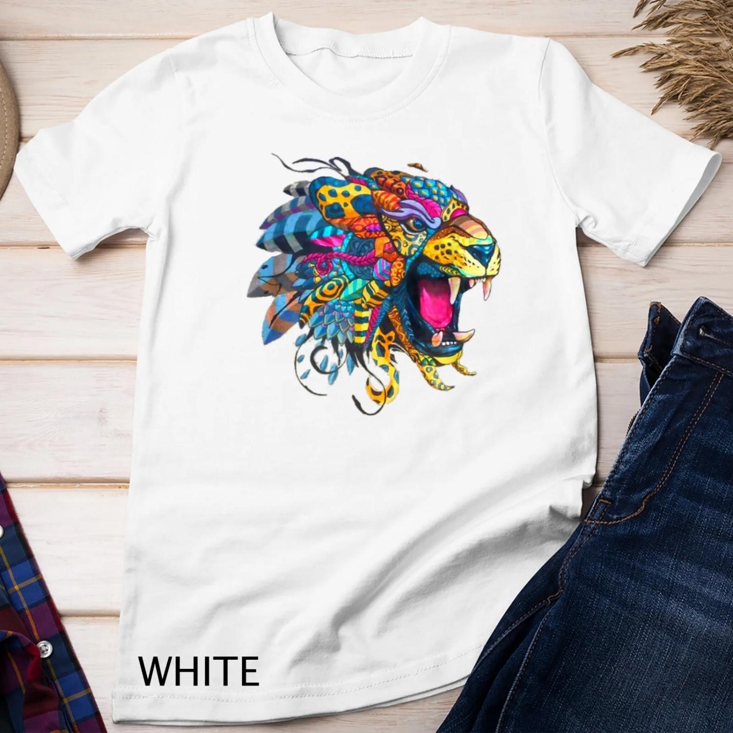 Colorful Tiger Alebrije T shirt XXXXXL белый