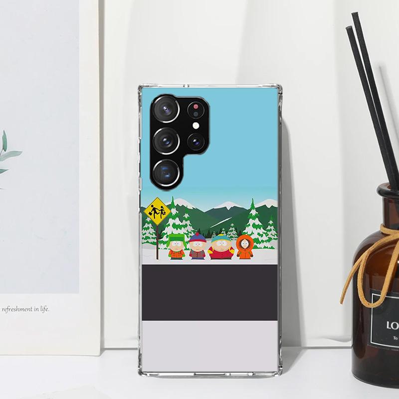 Cartoon S-South-Parkes Phone Case For Samsung Galaxy Note 20 Ultra 10 Plus 9 8 M11 M12 M21 M30S M32 M51 M52 J4 J6 + J8 Art Funda