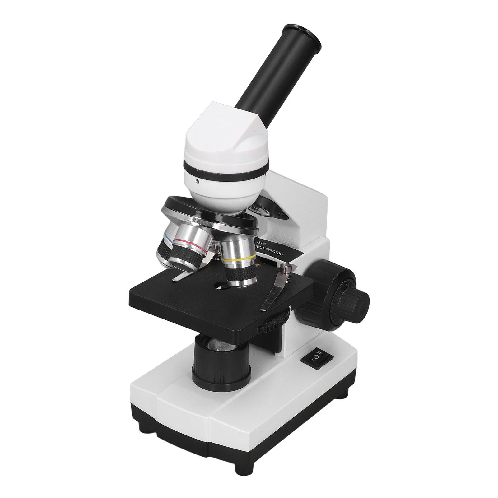 Monokuláris Mikroszkóp 40X‑640X Biológiai Összetett Monokuláris Mikroszkóp Oktatási Laboratóriumhoz US