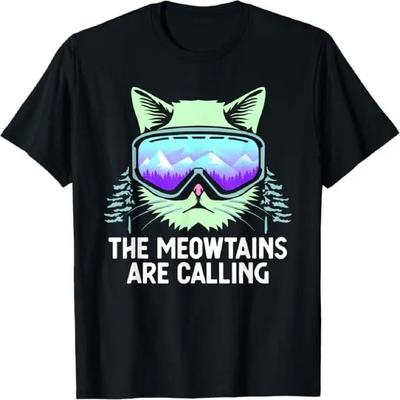 Cooles Snowboard für Männer Frauen Kinder Skiliebhaber Berg Skifahrer T-Shirt