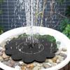 Bird Bath Solar Fountain Flower-Shaped Water Fountain Pump Waterfalls Outdoor Birdbath For Pool Pond Landscape Yard Patio Porch