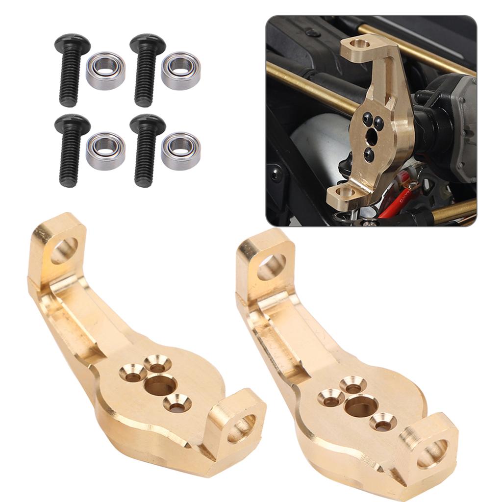 2pcs Professional Brass Front Axle C Seat RC Car Accessory Fit for Traxxas TRX?4 RC Car