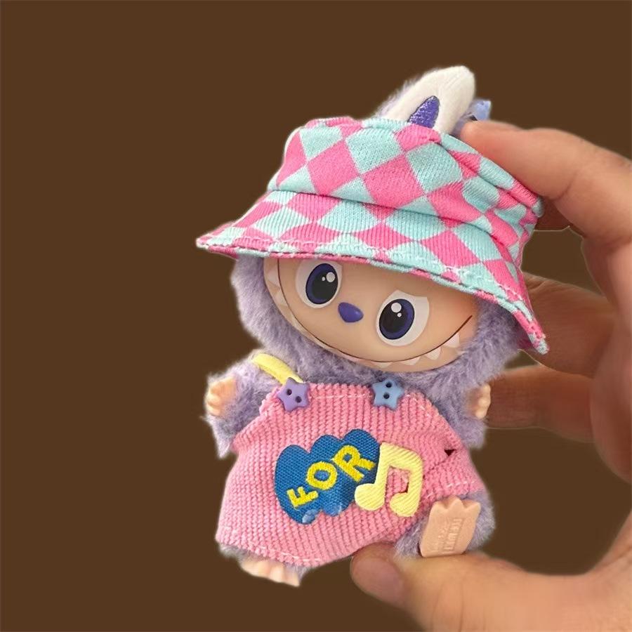 For Labubu 4.0 Mini Baby Clothes New Model for 10cm Doll For The Monsters Pin for Love Doll Outfit Accessories Labubu V4