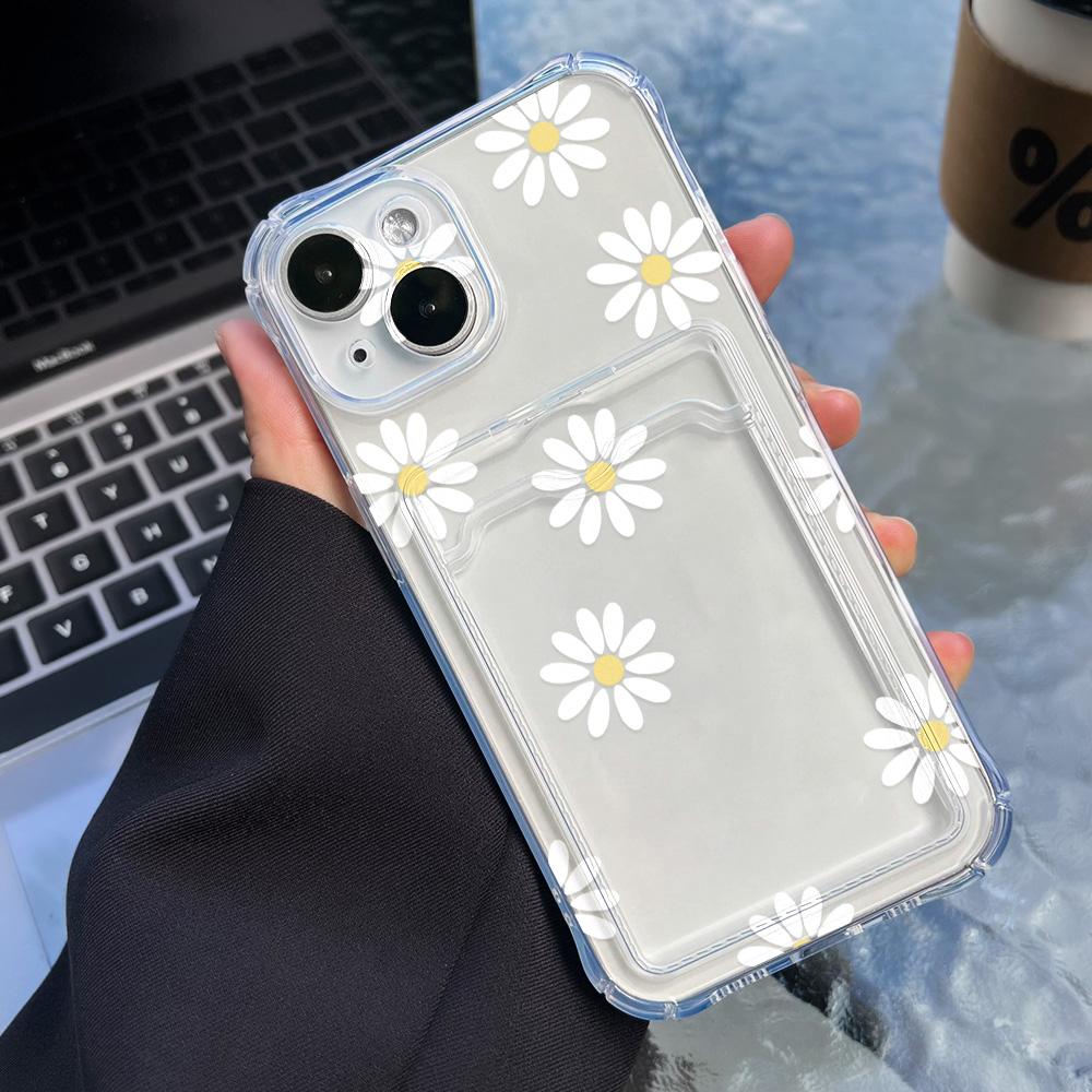 Card Phone Case for iPhone 11 13 XR 15 14 Pro Max iPhone 12 16 7 8 Plus XS Max Samsung S24 S23 A15 A55 A05 A54 Redmi 12 13C 13 9 Cartoon Protection