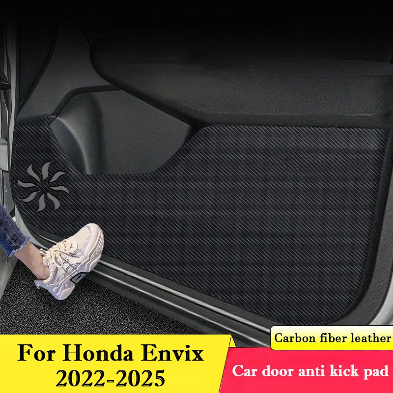 For Honda Envix 2026-2026 Car Door Anti-kick Pad Leather Interior Protection Anti-dirty Sticker Auto Decor Stickers Accessories