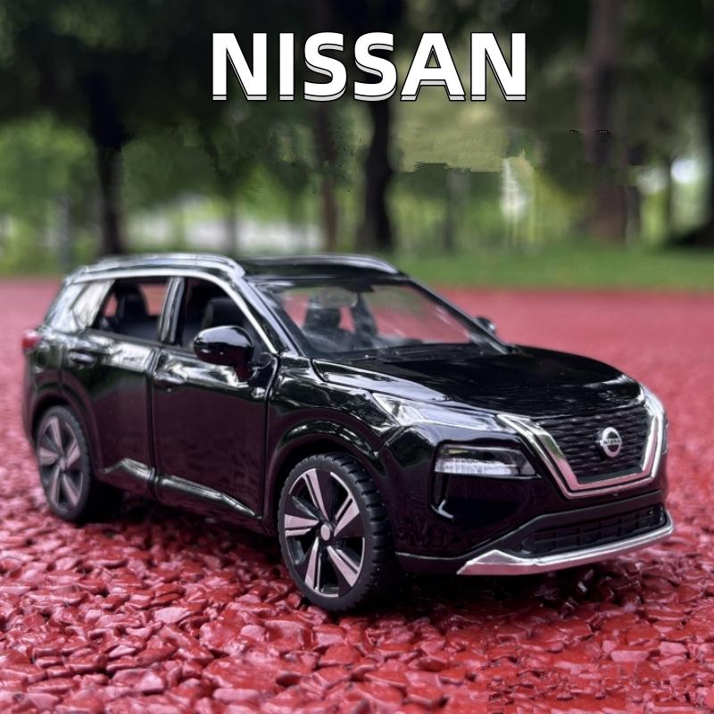 1/32 Nissan X-TRAIL SUV Alloy Car Model Diecast Metal Off-road Vehicles Car Model Simulation Sound and Light Childrens Toy Gifts