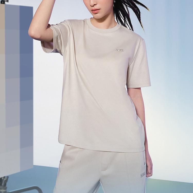 New FILA ORIGINALE T Shirt Unisex Hyacinth Bean Gray F51M519101F-BG