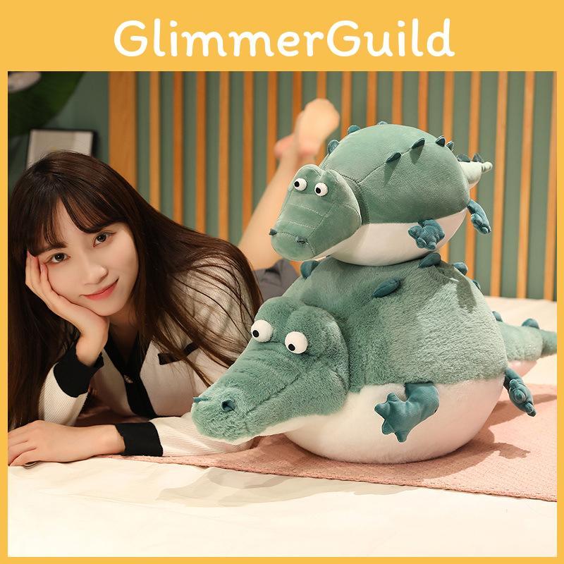 Velvet Plush Alligator Toy Cute Cartoon Animal For Kids Room Decor Gift Doll