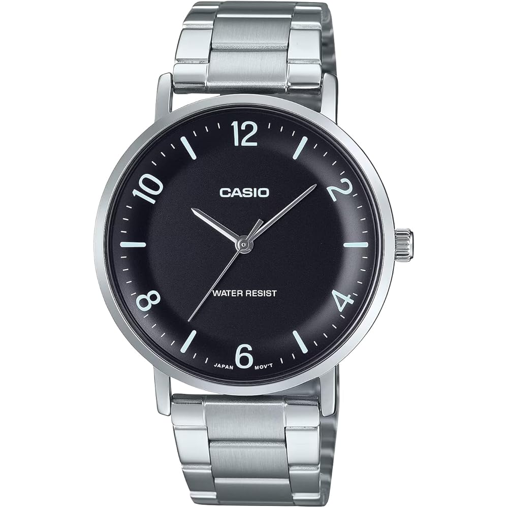 Casio MTP-VT03D-1B Men s Quartz Watch Black Metal Band Imported Model