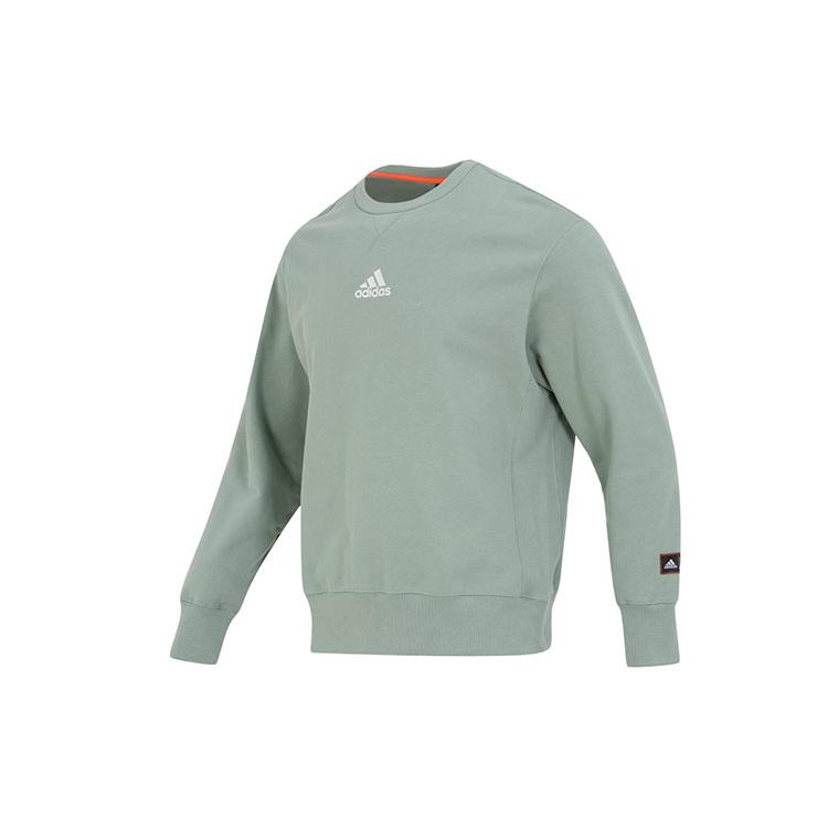 

New Adidas Sweatshirts Men Pea Green IK7686 XL