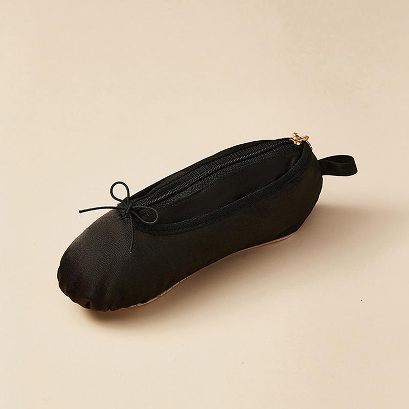 Großes Fassungsvermögen Ballettschuhe Federmäppchen Kosmetiktasche Niedliches Design Ballerina Federmäppchen Schreibtisch-Organizer Schul-Federmäppchen