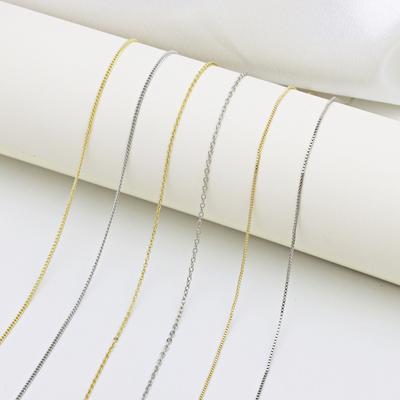 Copper Plated Extension Chain Universal Chain Necklace Female Personality Collarbone Chain Chain
