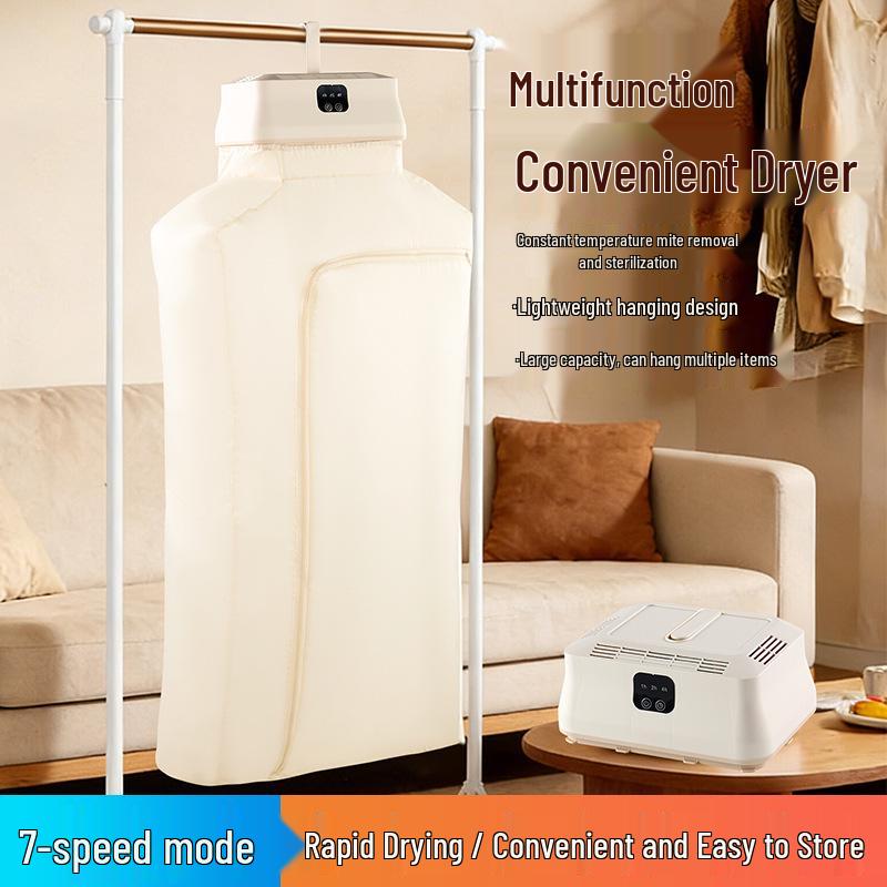 Portable Household Clothes Dryer and Ironing Wardrobe