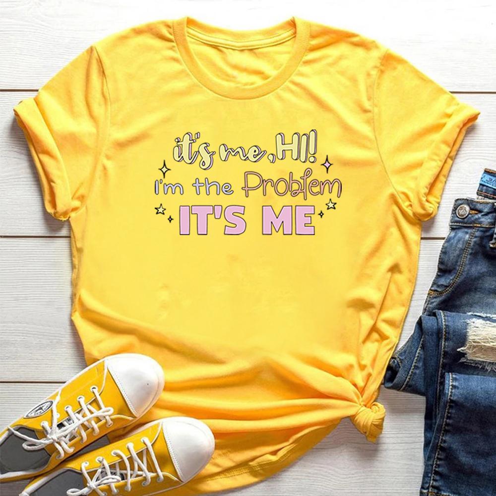 Taylor Midnights Tshirt Hi Im The Problem Tshirt Anti Hero Tees Cute Lyrics Shirts Y2k Aesthetic Tshirt Kawaii Tops Fans Gift