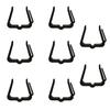 50pcs Plastic Christmas Light Clip For Roof Gutter And Eave Decoration Durable And Reliable Hanging Solution