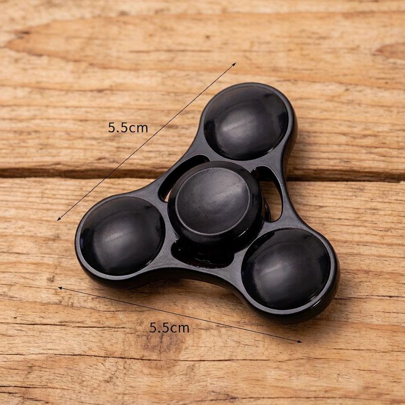 Rainbow Fidget Spinner Metal Zinc Alloy Fingertip Gyro EDC ADHD Stress Anxiety Reliever Quiet Focus Cool Gadgets for Kids Adults
