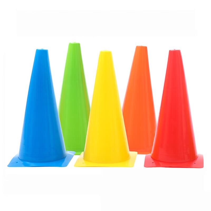 Multi-Color Agility Training Marker Cones (5-Pack)
