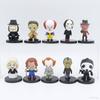 Sada 10 PVC figurek postav z hororových filmů Chucky, Joker, The Crow a další!