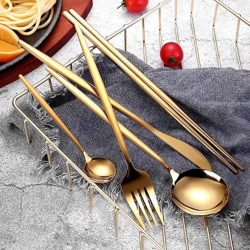 Abay Gold Portuguese Stainless Steel Tableware