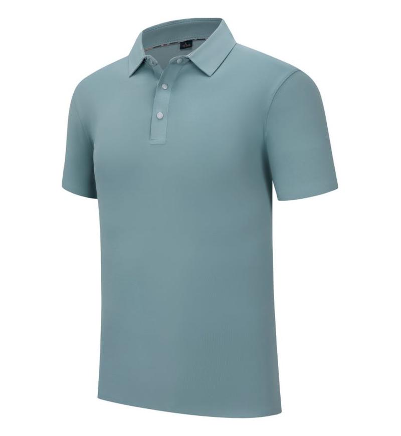 

Summer Fashion Solid Color Lapel Button Short Sleeve Shirt Casual Breathable Comfortable Tops YG-242 L рожевий