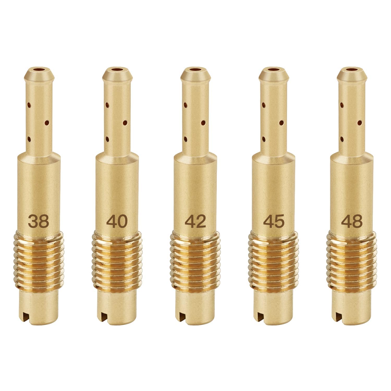 

Пилотный жиклер Jetsetmoto Набор пилотных жиклеров для NSR50/80 (30X5), Keihin Набор 5 размеров #38,