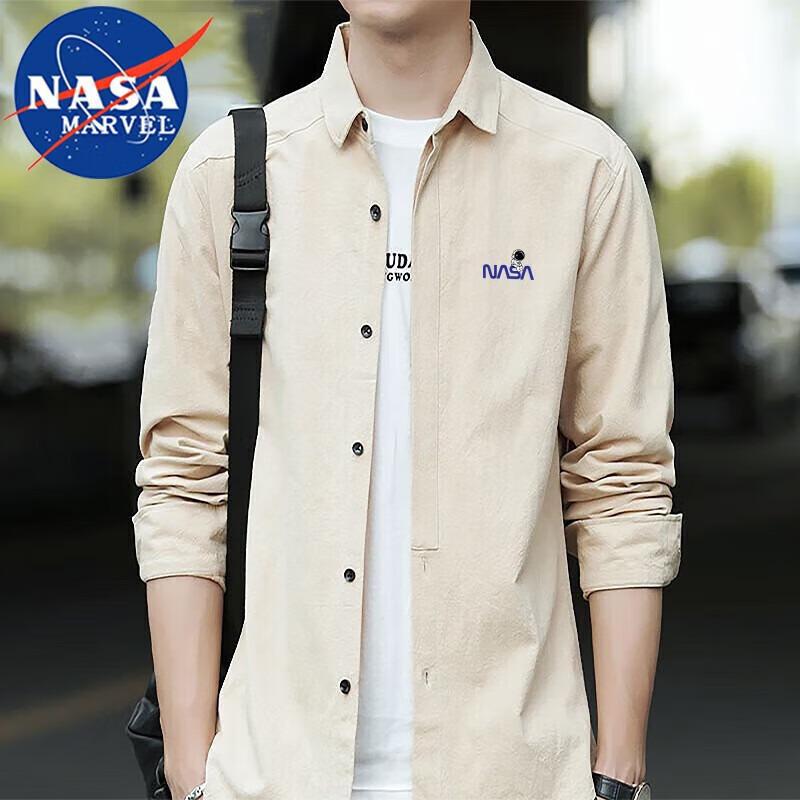 NASA MARVEL Men s Long-Sleeve Workwear Shirt 3XL