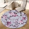 1pc Office Carpet Chair Mats Elegant Floral Pattern In Soft Tones Perfect for Decorating Office Chairs, Living Rooms, Or Bedrooms