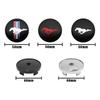 Car Sticker 4Pcs 56+60mm Car Styling Mustang Emblem Badge Wheel Center Hub Cap For Ford Focus Fiesta Mondeo Fusion Explorer Esca