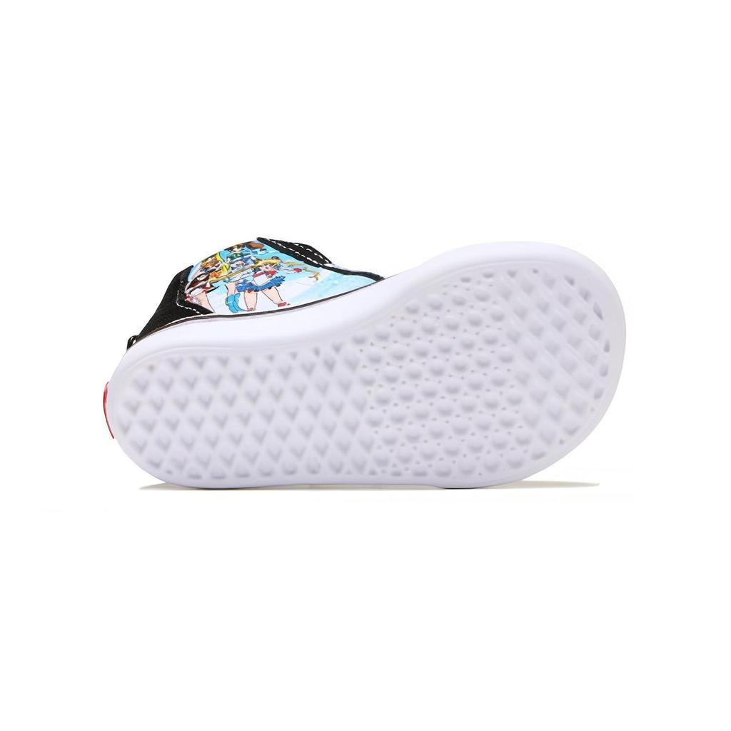 Vans Sailor Moon X Sk8-Hi Zip ComfyCush Toddler Pretty Guardian Baby Sneakers Black Multi VN0A4VJNSKQ