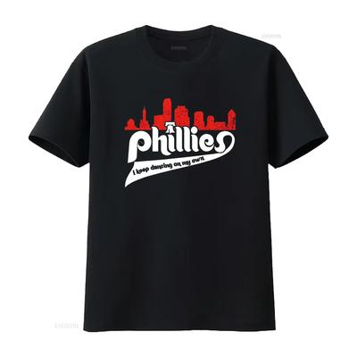 Vintage Philly Baseball Fans T-Shirt vintage gewaschen lässig Streetwear stilvoll vielseitig weich bequem Unisex
