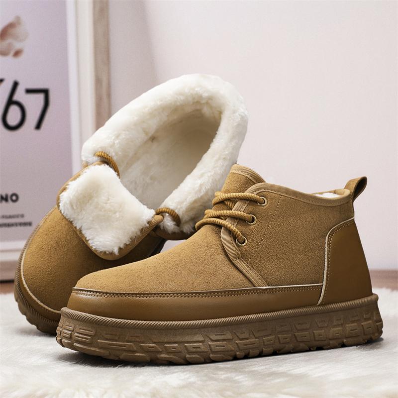 Winter Snow Boots for Men Add Velvet Men's Sneakers Soft and Comfortable Sports Leisure Wear-resistant Non-Slip New Ankle Boots