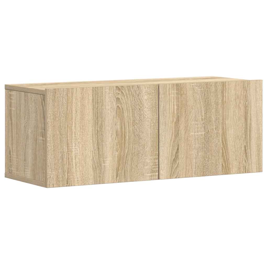 Vidaxl 3-Cz. TV Cabinet Set, Sonoma Oak, Wood-Based Material