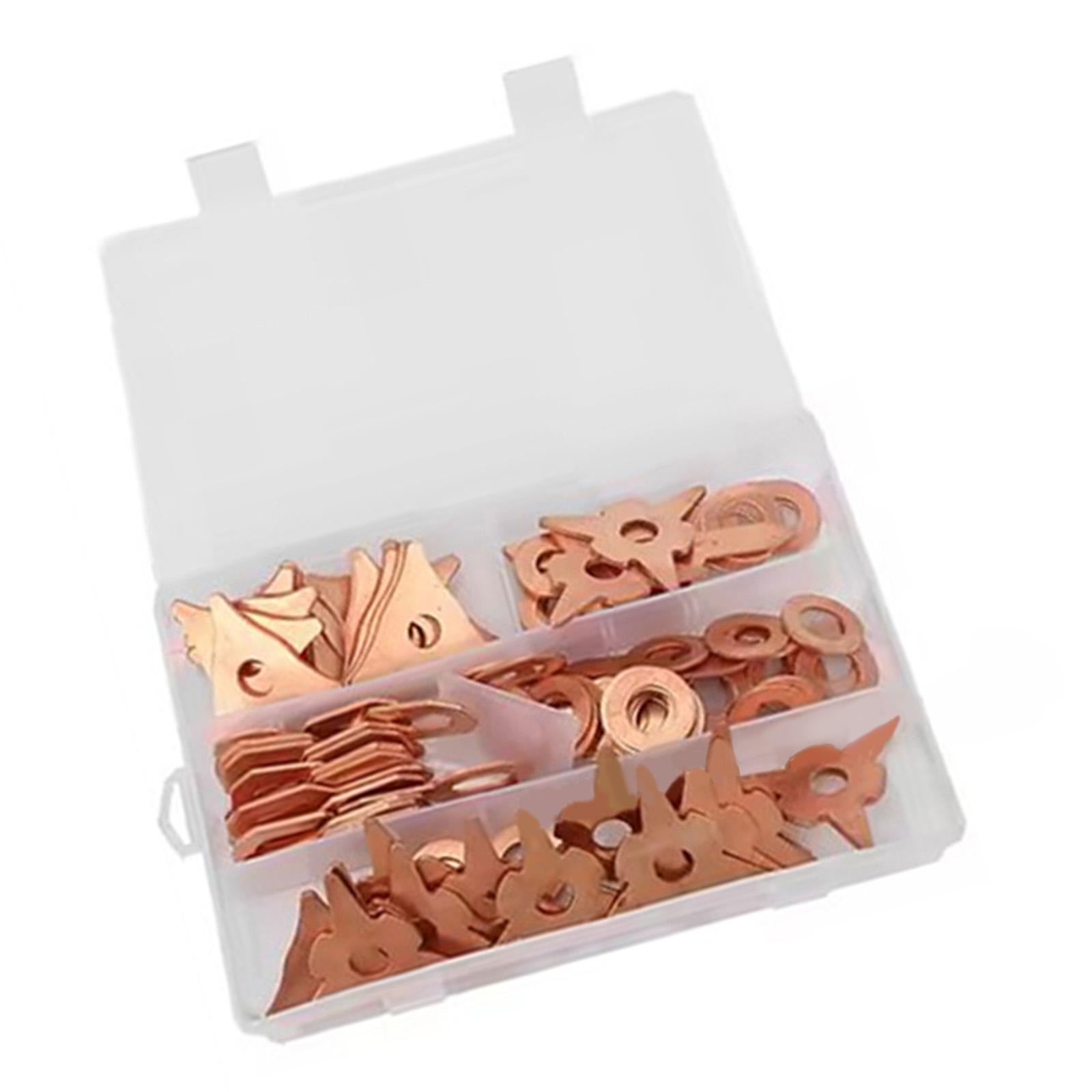 

110Pcs Dent Pulling Puller Rings Triangle OT Round Dent Pulling Straight Washer for Automotive Sheet Easy to Use