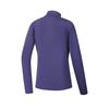 FILA Ski Series Fleece Lined Warm Fashion Slim Fit Simple Casual Sports Knit Long Sleeve T-Shirt Women Tops Ding-Rui-Purple A11W546204FDP