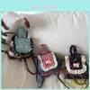 Minimalist City Style Lace Trim Backpack With Breathable Design For Teens