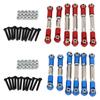 Metal Tie Rods Linkage Links Set for 1/10 Arrma Granite SENTON VORTEKS Typhon Big Rock RC Car Upgrade Parts