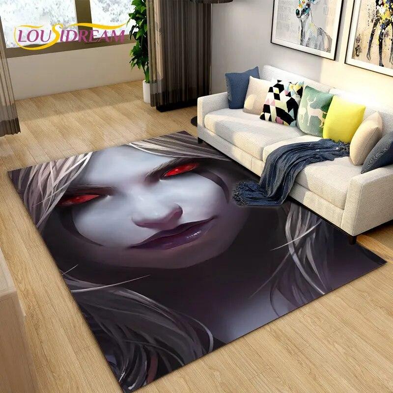 

3D WOW, Великий килимок для ігрової зони World of Warcraft, килимок для вітальні, спальні, дивана, прикраса килимка, дитячий нековзний килимок 40x60cm