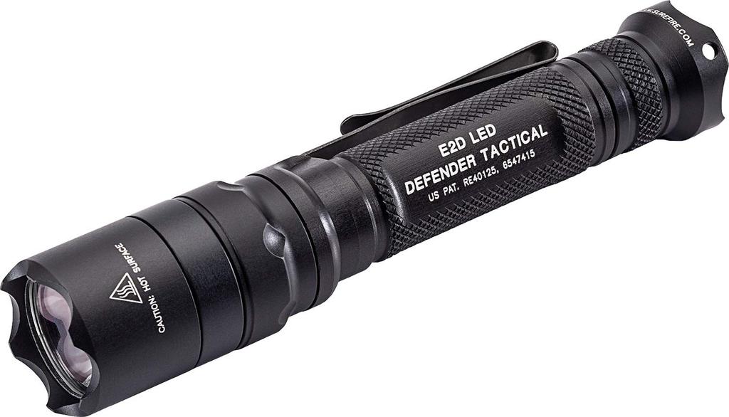 SUREFIRE E2D DEFENDER LED 1000 Fully 200 Meter Beam Warranty and Japanese Instruction Flashlight, Lumens, Waterproof, IPX7, Two-Level Dimming,