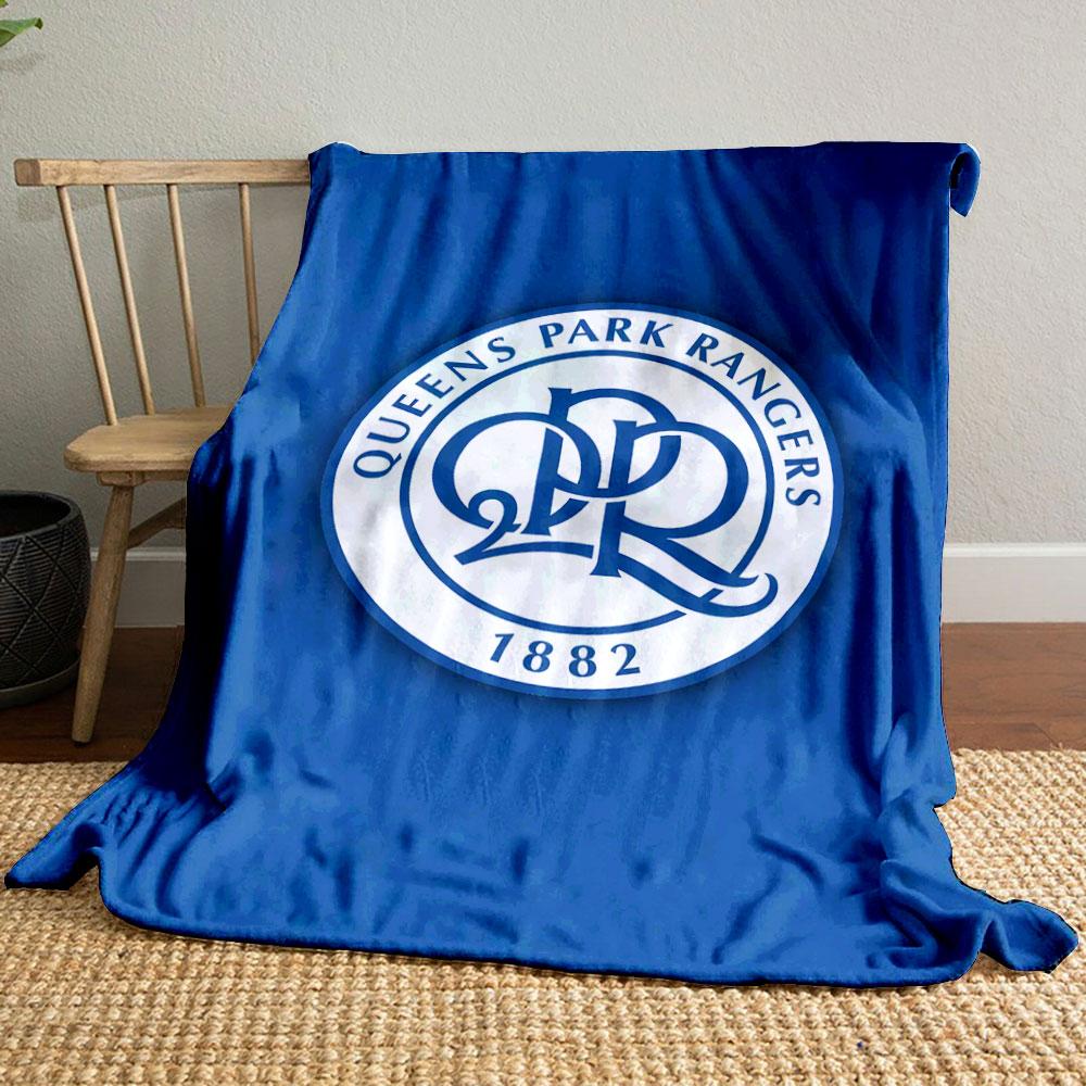 Queens Park Rangers Logo Patterned blanket, flannel, suitable for all seasons, home decor, warm and cozy