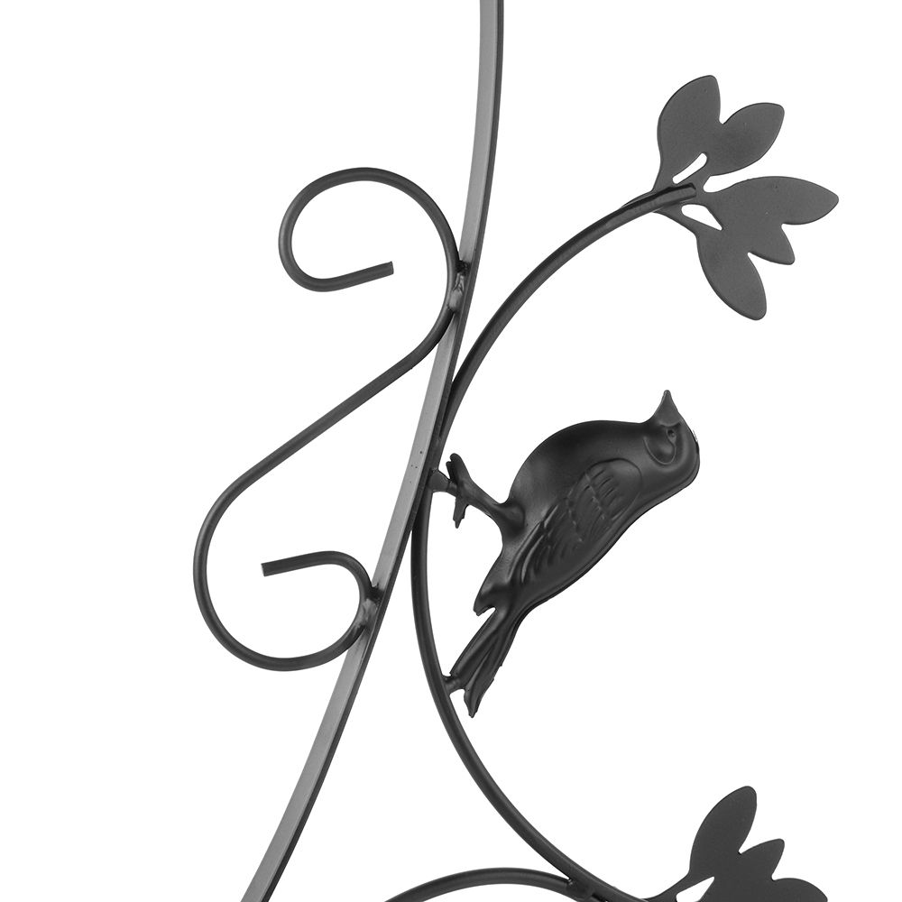 Retro Storage Rack Flower Basket Bracket Metal Plant Bracket Wall Hanging Hook Garden Planter Hooks