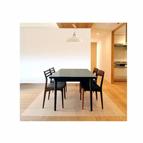 PVC Dining Mat, Clear, 180x300cm, Extra Large, 1.5mm Thick, Easy To Clean, Water-Repellent, Stain-Resistant, Stylish, Compatible with Underfloor Heati