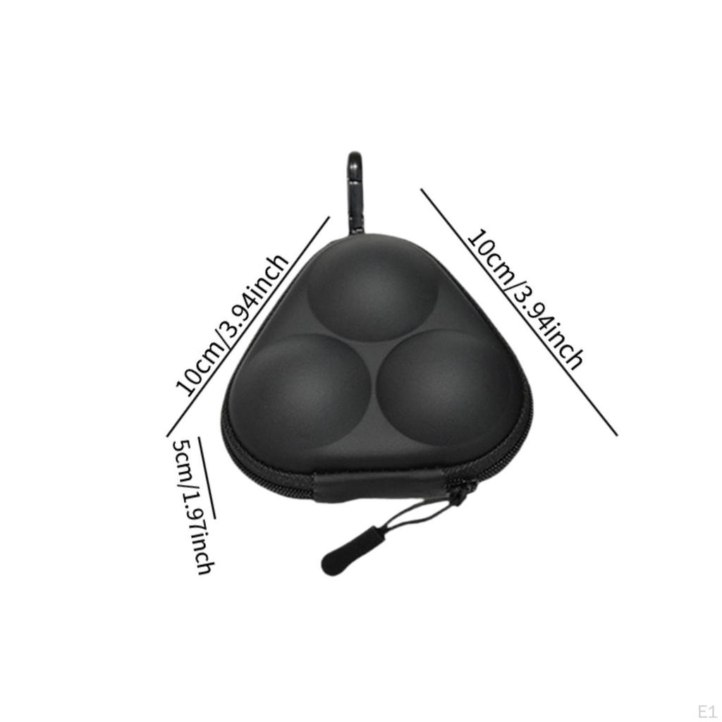 Golf Ball Bag Table Tennis Container Box Portable Holder Ping Pong Balls Storage
