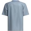 Carhartt WIP Letter Logo Single Button Short Sleeve Shirt Men shirts Light-Blue I031465-0RO-XX
