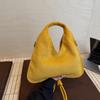 Large Capacity Slouchy Hobo Bags Shoulder Bag Solid Color Tote Bag  Holiday