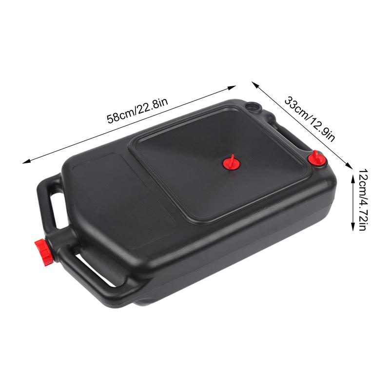 Universal Motorrad Auto Fahrrad Öl Kraftstoff Kühlmittel Ablauf Tray Pan & Lagerung Container 15L Große Kapazität